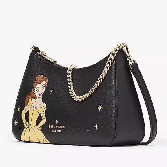 NWT Kate Spade Disney Crossbody Belle Beauty The Beast Convertible Shoulder Bag - Picture 2 of 12